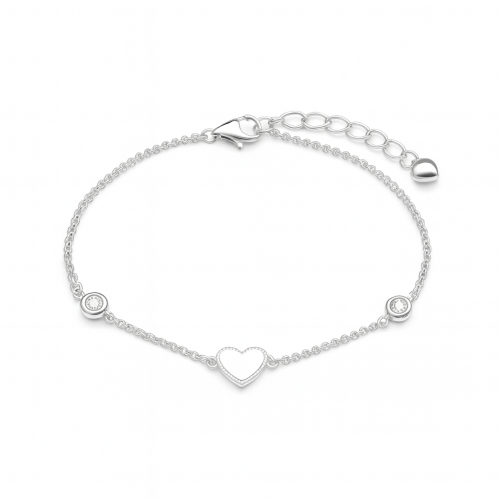 Bransoletka srebna S-top