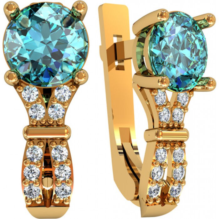 Kolczyki złote JM 312 020