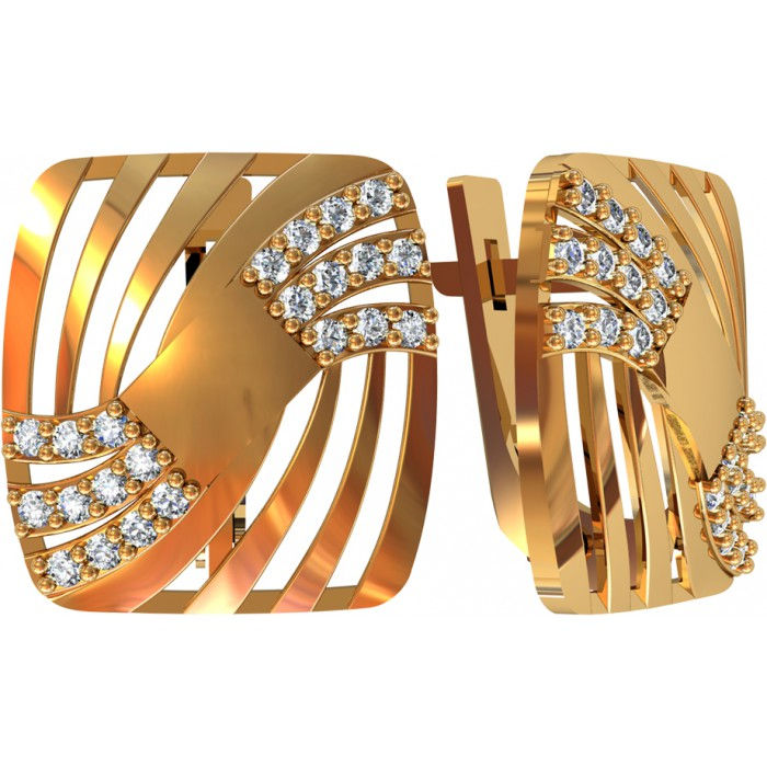 Kolczyki złote JM 112 525