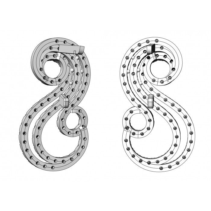 Miniatura: Kolczyki złote JM 110 535