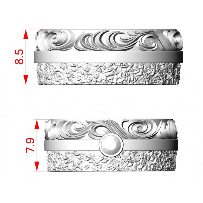Прев'ю: Обручка шлюбна JM 801 790
