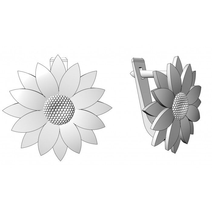 Miniatura: Kolczyki złote JM 110 145