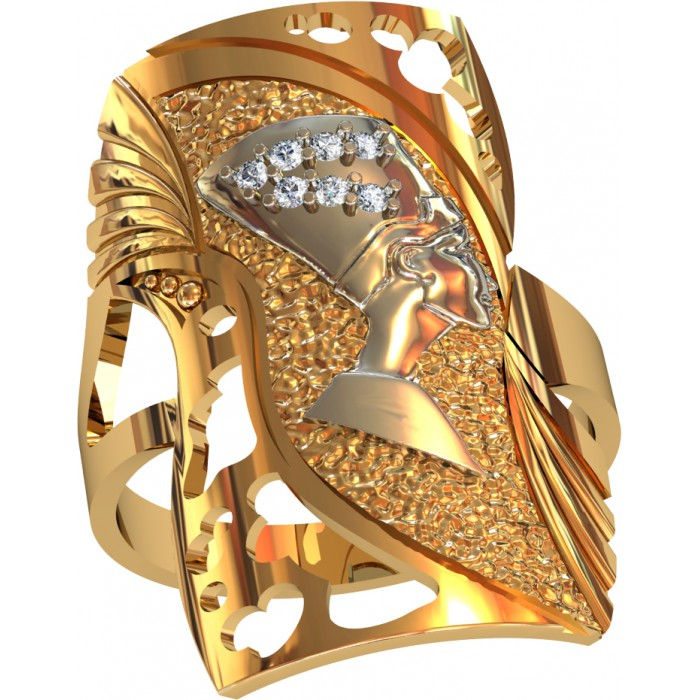 Pierścionek złoty z cyrkoniami JM 113 220