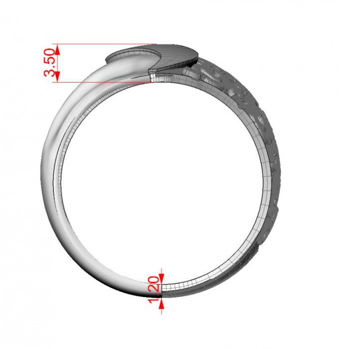 Прев'ю: Золота каблучка JM 113 460

