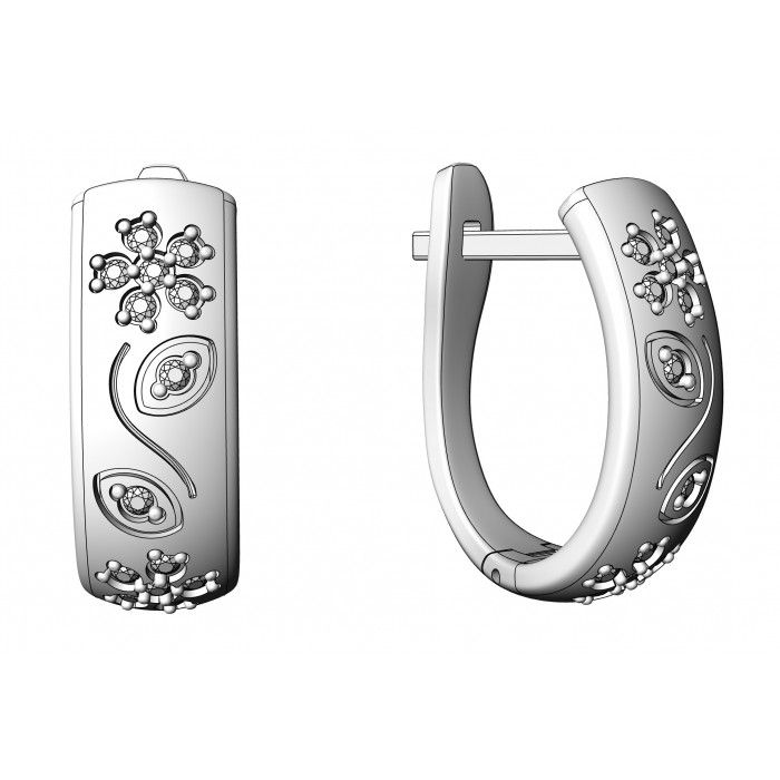 Miniatura: Kolczyki złote JM 111 335