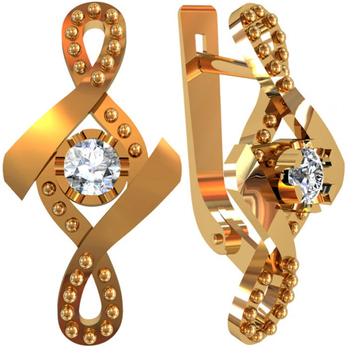 Kolczyki złote JM 111 985