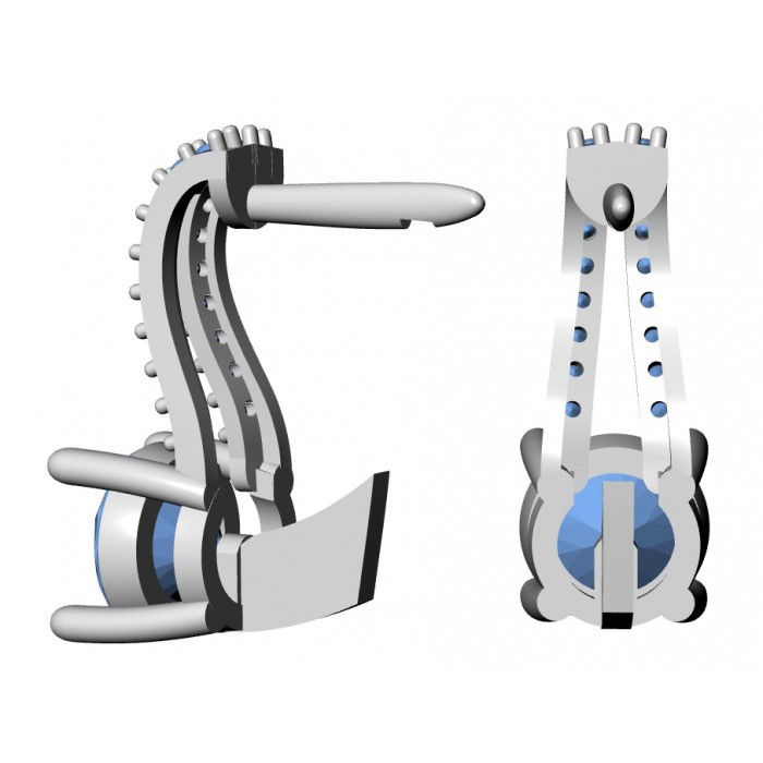 Miniatura: Kolczyki złote JM 312 030