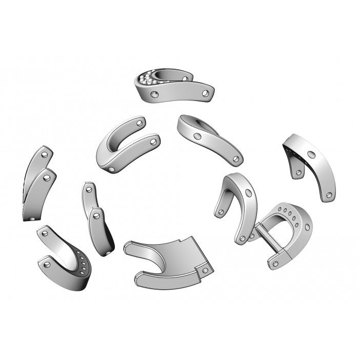 Miniatura: Pierścionek złoty z cyrkoniami JM 110 810