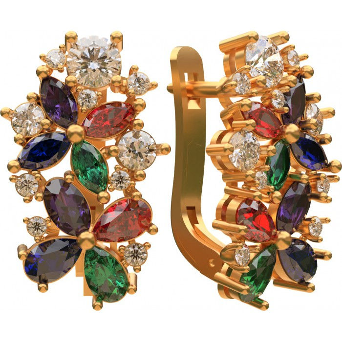 Kolczyki złote JM 004 555