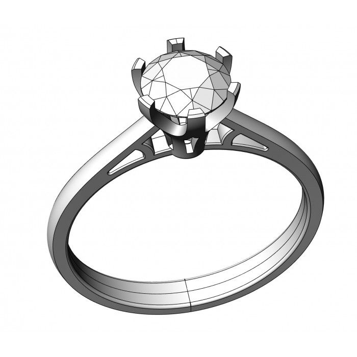 Прев'ю: Pierścionek złoty z cyrkoniami JM  211 890