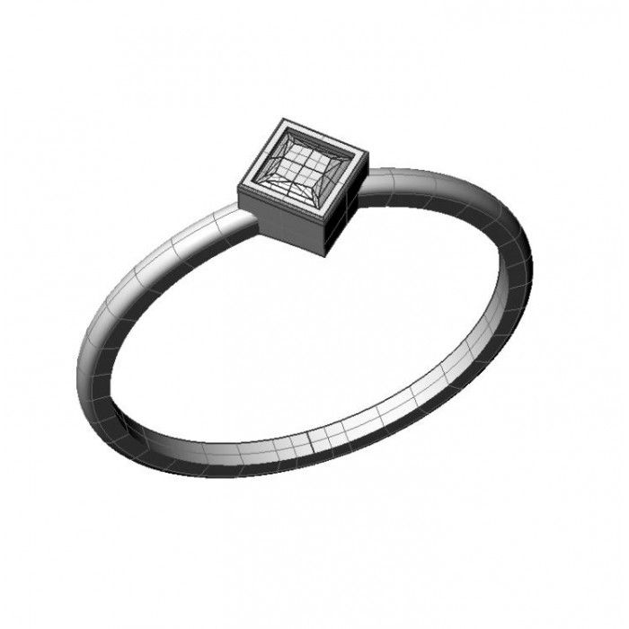 Miniatura: Pierścionek złoty z cyrkoniami JM  214 390