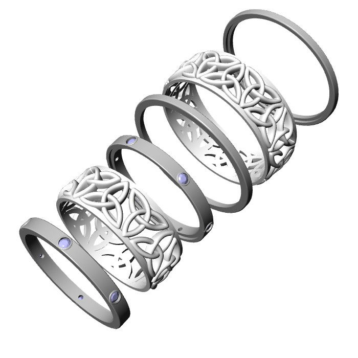 Miniatura: Obrączka ślubna JM 800 230