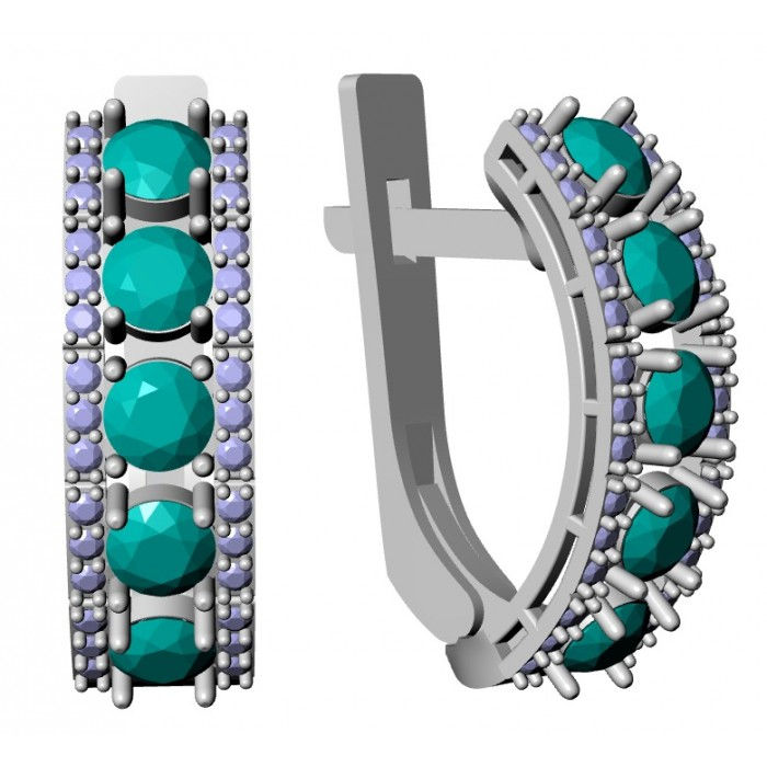 Miniatura: Kolczyki złote JM 113 045