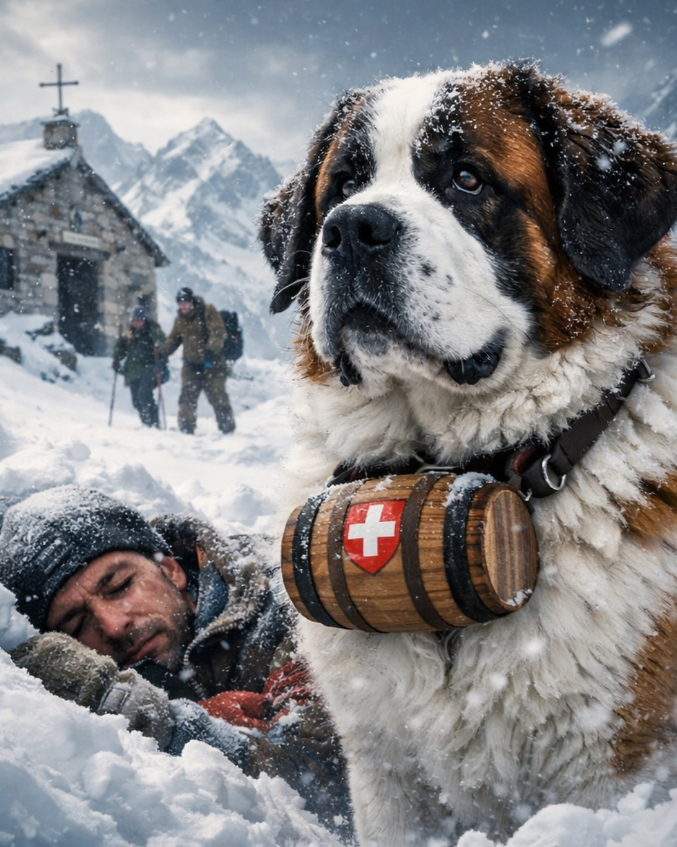 Barry the Rescue St. Bernard