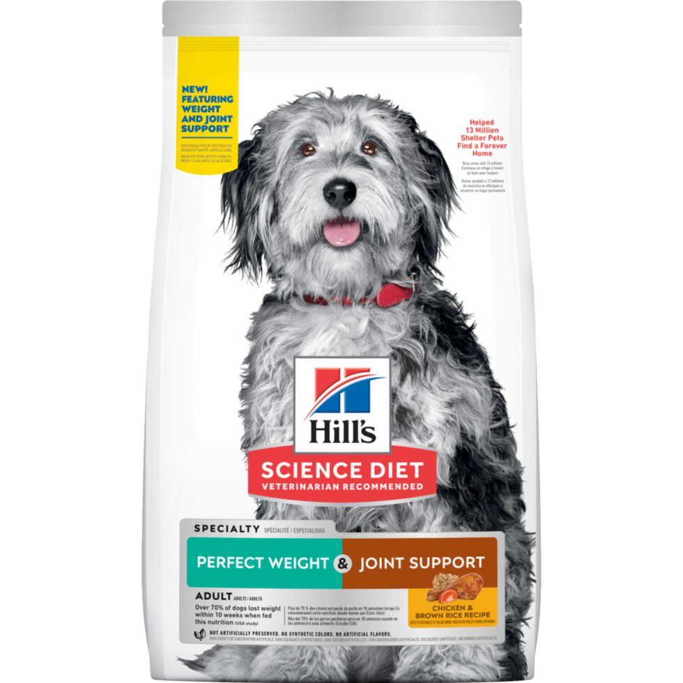 Hill’s Science Diet Adult Dog Perfect Weight & Joint Support Package