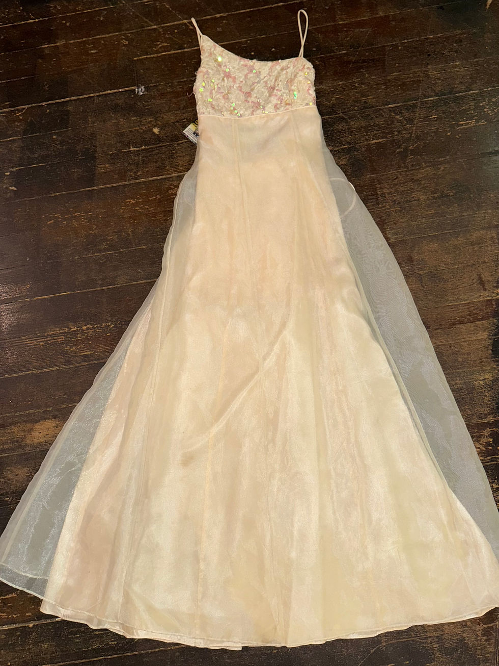 Thumbnail: Y2K prom size 8/9 W26/CB17/FL51