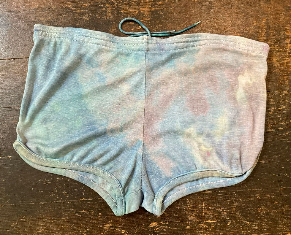 Ice-Dye Tie-Dye 1970’s Shorts Crunch