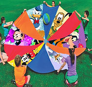 paracaidas con diseño personalizado