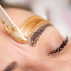 Brow waxing
