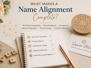 What Makes a Name Alignment Complete? | Name Correction Numerology