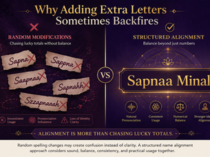 Why Adding Extra Letters in Numerology Sometimes Backfires