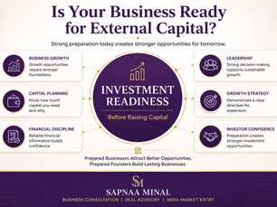 Deal Advisory & Investment Readiness: Building a Strong Foundation Before Raising Capital