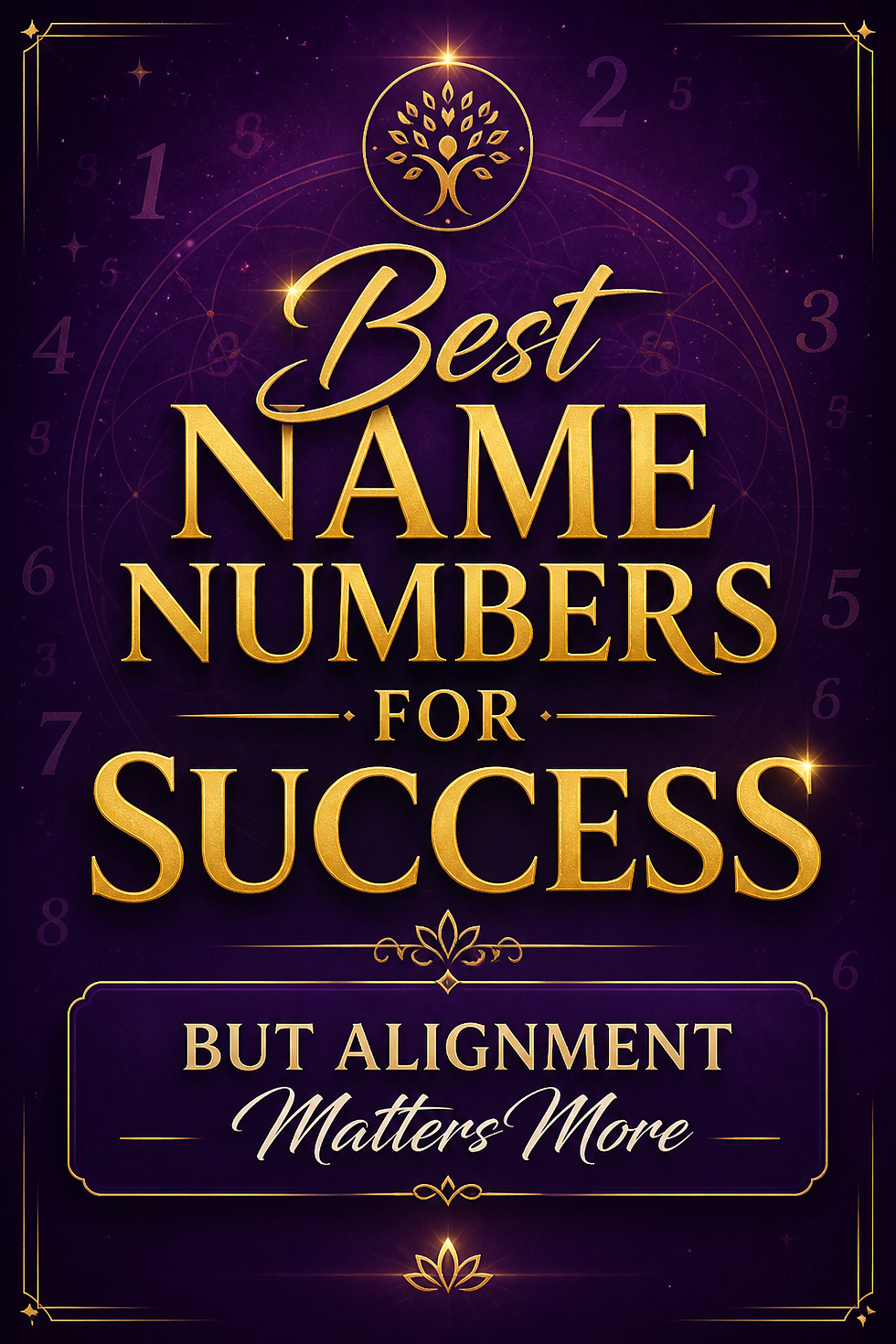 Best name numbers for success in numerology explained with alignment factors