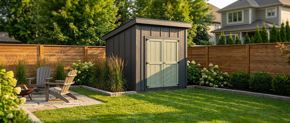 8x10 Modern Shed