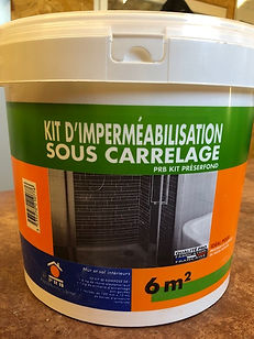 Kit d'imperméabilisation sous carrelage 6m²