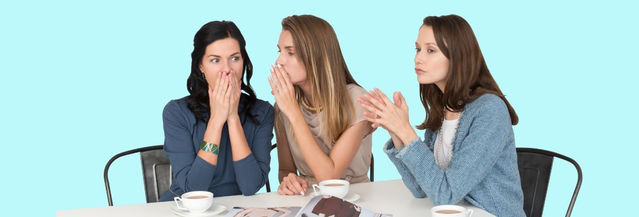women whispering