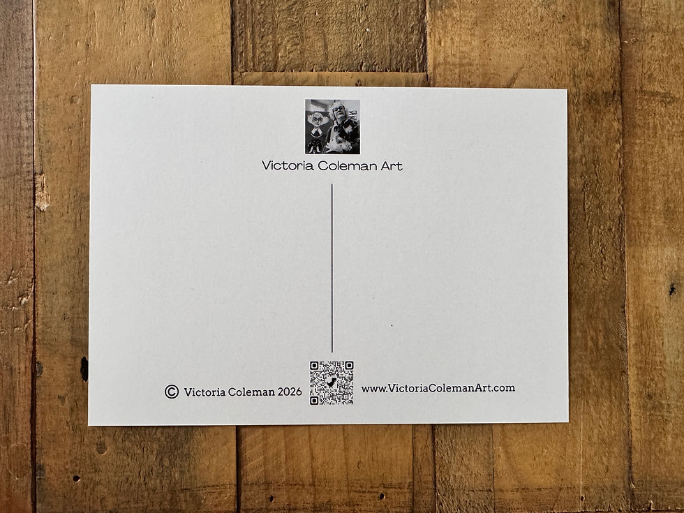 Thumbnail: Happy On The Inside Postcard