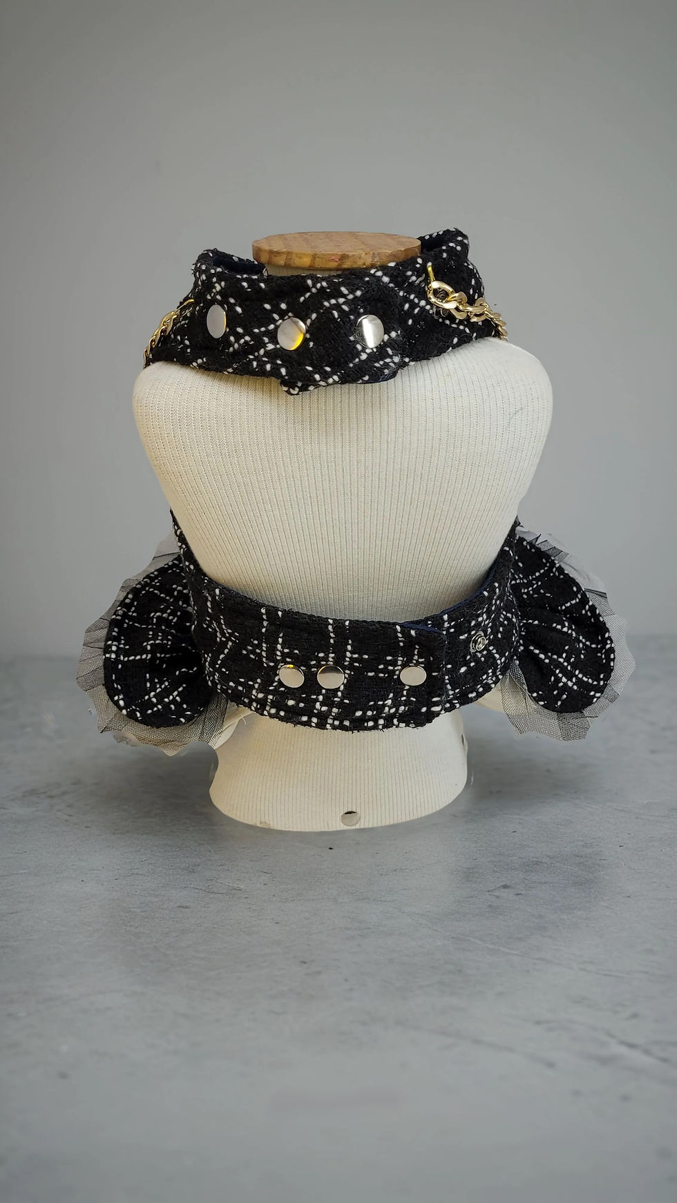 Miniatura: Vestido Tweed + Bolsinha