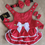 Miniatura: Vestido Vermelho Poá com guia de passeio