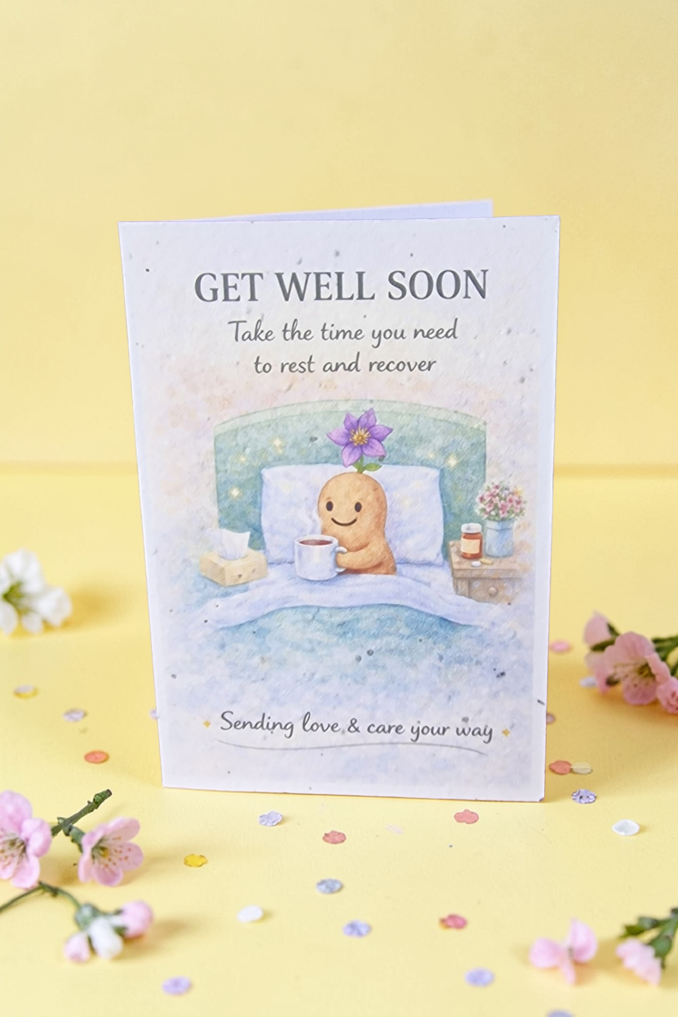 Plantable Greeting Card (Get Well Soon)