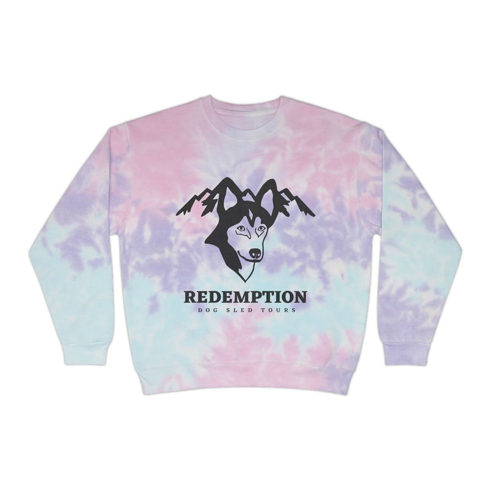 Thumbnail: Redemption Dog Sled Tours Unisex Tie-Dye Sweatshirt