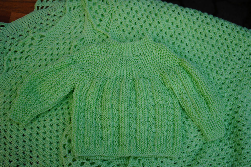Thumbnail: Green baby set