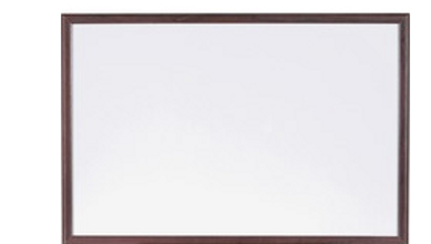 Wood Frame Dry-Erase Board