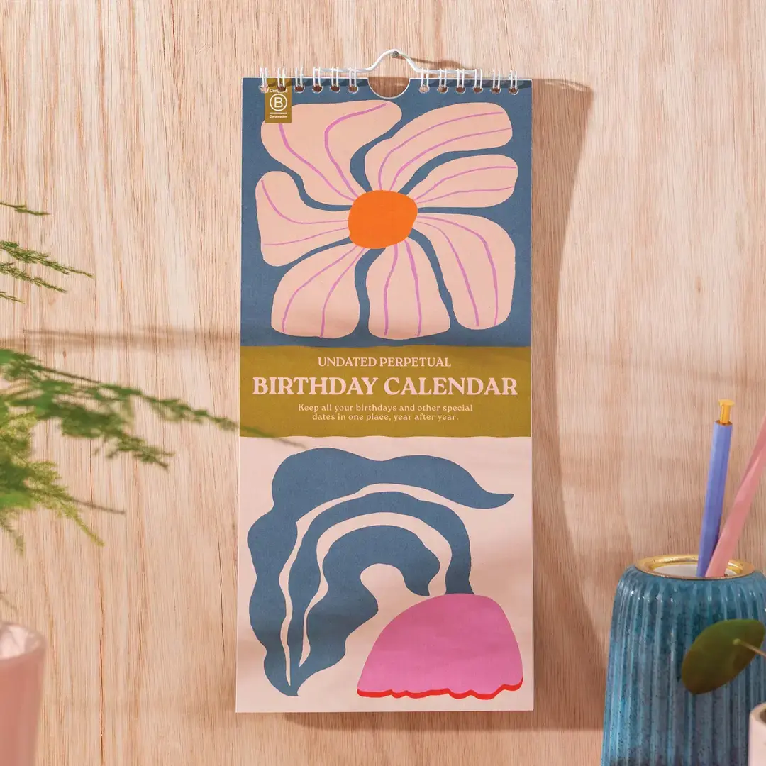 GOOD TUESDAY Undated Perpetual Birthday Calendar