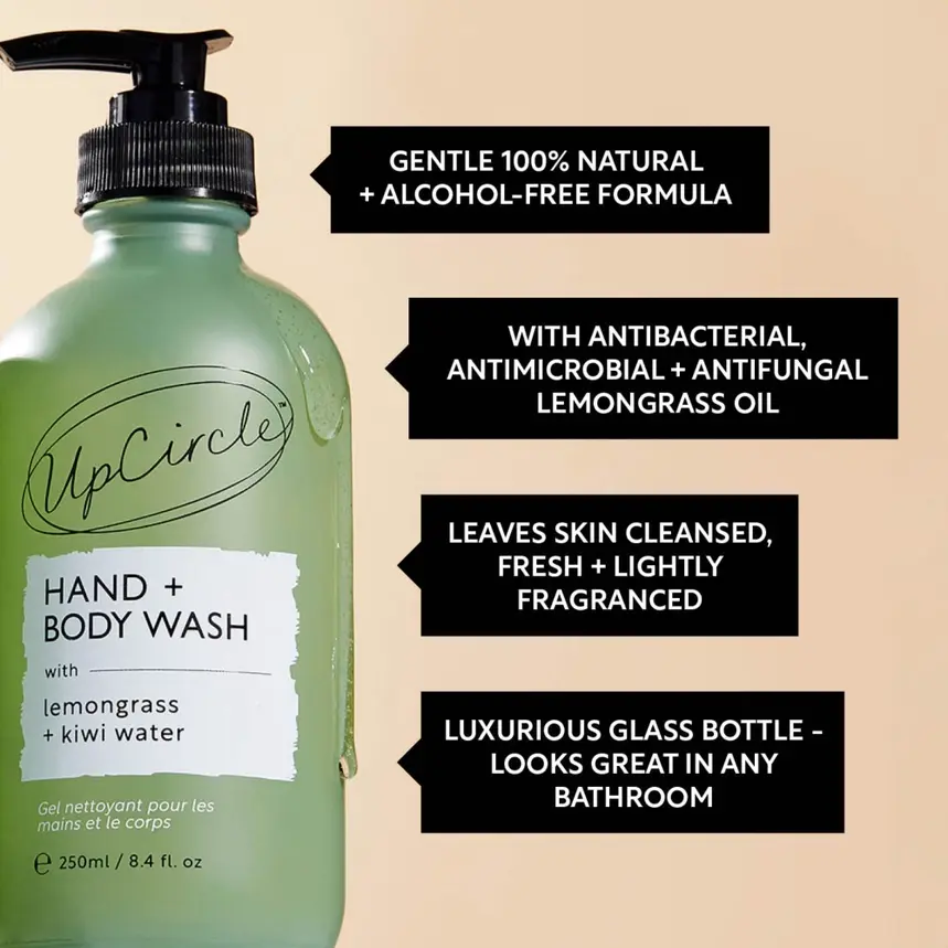 Thumbnail: UPCIRCLE Hand + Body Wash with Kiwi Water 250ml