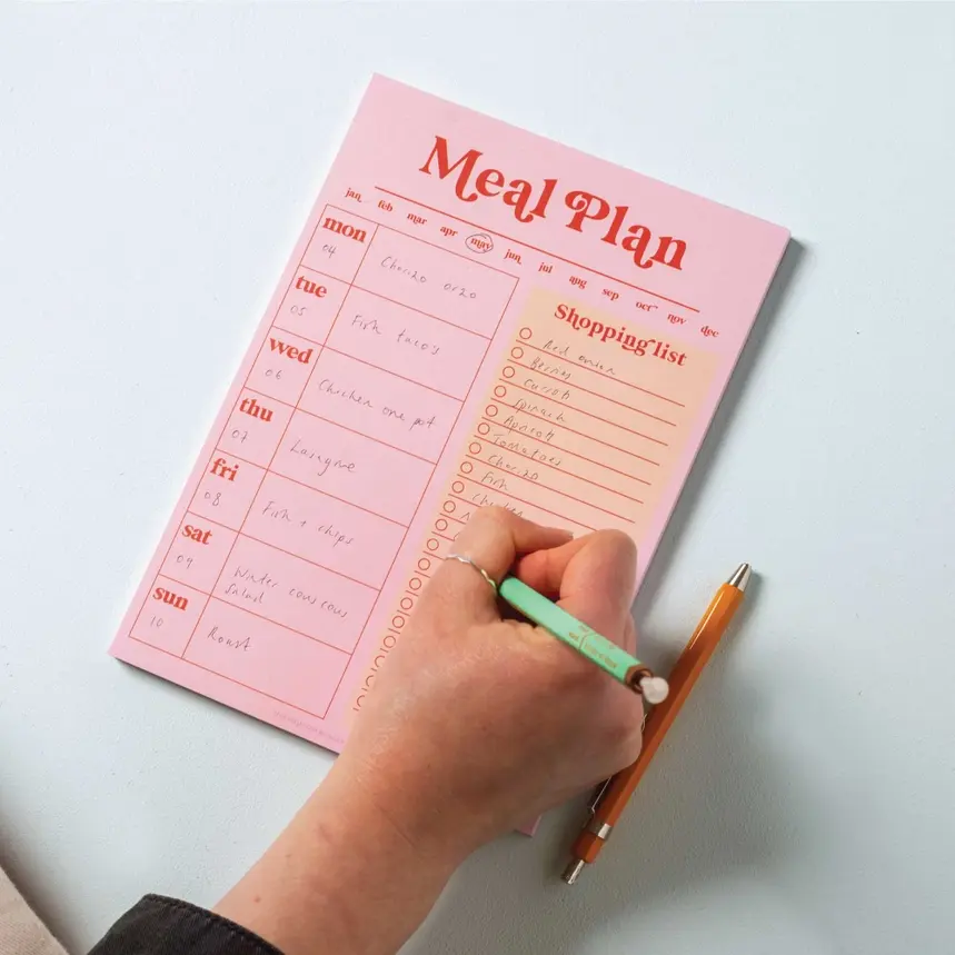 Thumbnail: GOOD TUESDAY Pink & Red Meal Planner