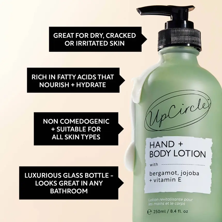 Thumbnail: UPCIRCLE Hand + Body Lotion with Bergamot + Vitamin E 250ml