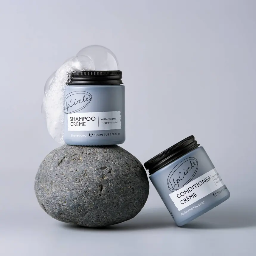Thumbnail: UPCIRCLE Hair Care Duo - Coconut, Rosemary, Keratin + Panth98% naturalenol