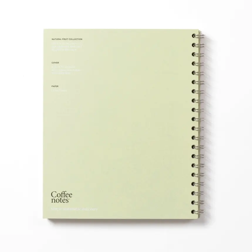 Thumbnail: COFFEENOTES Wirebound Notebook Medio (Dotted) Kiwi