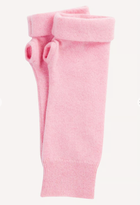 Thumbnail: TURTLE DOVES Cashmere Cherry Blossom Gloves