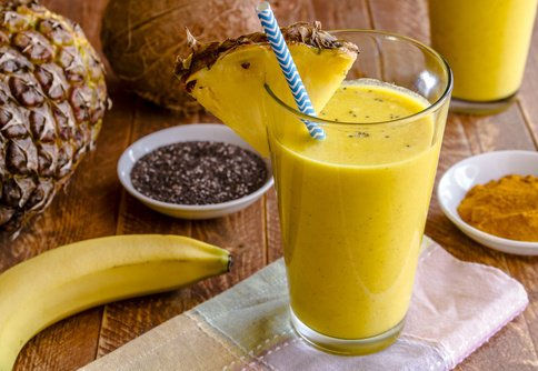 🍍🍊Smoothie d'ananas et graines de chia