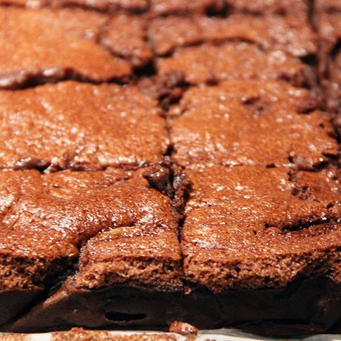 Brownie chocolat noir - banane à l'okara d'amande
