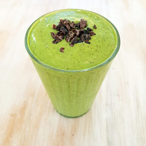 Smoothie menthe chocolat