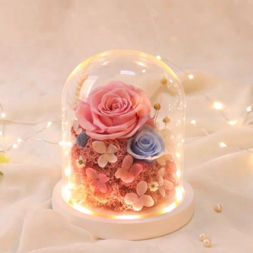 Glass Dome Flowers THEFLOWERETSG