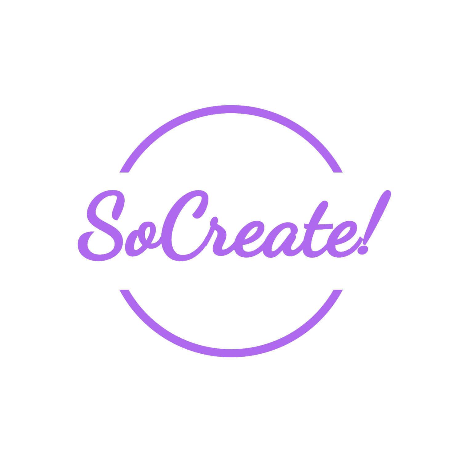 socreate logo purple png