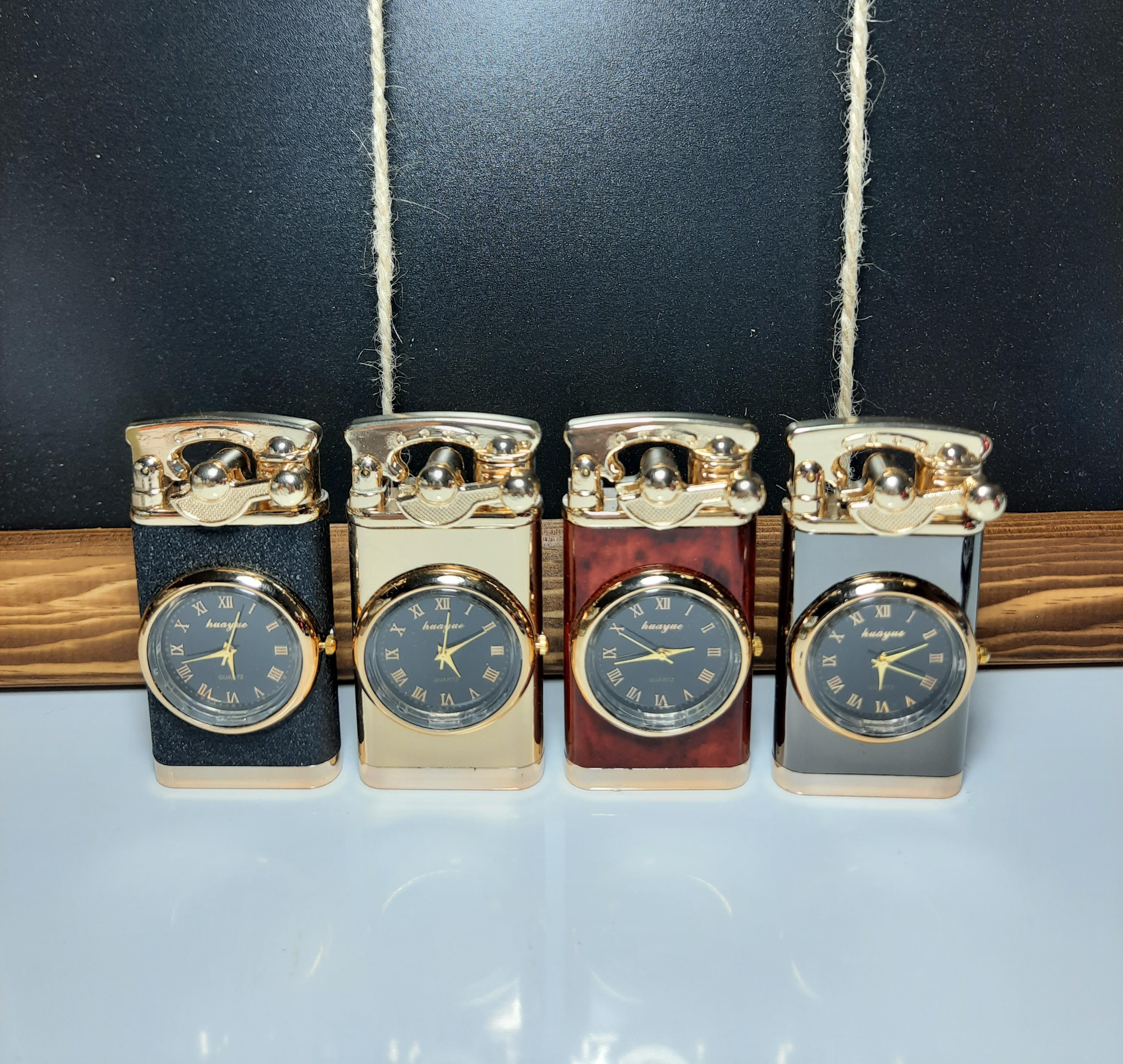 Saatli Izgaralı Metal Çakmak